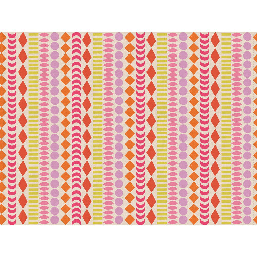 Moda Fabrics Jolie Toweling by Alex Abegg Ruby Star Society Moons Diamonds Stripe Juicy Pink