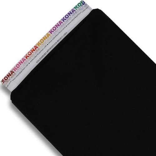 Robert Kaufman Kona Cotton  9 Yard Mini Bolt Black