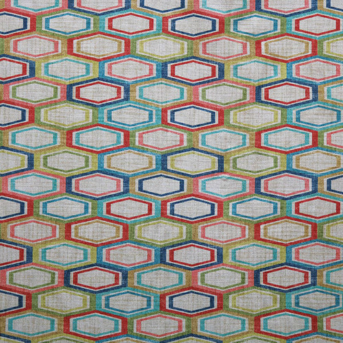 Hamilton Northwood Gemstone Multi Colored Trellis  54 inches Wide