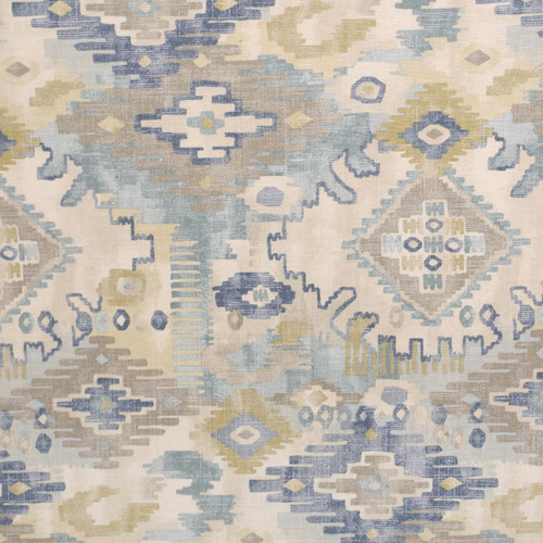 Magnolia Home Fashions Fabrics Pomona Aquarius Heriz Turkish Rug Print