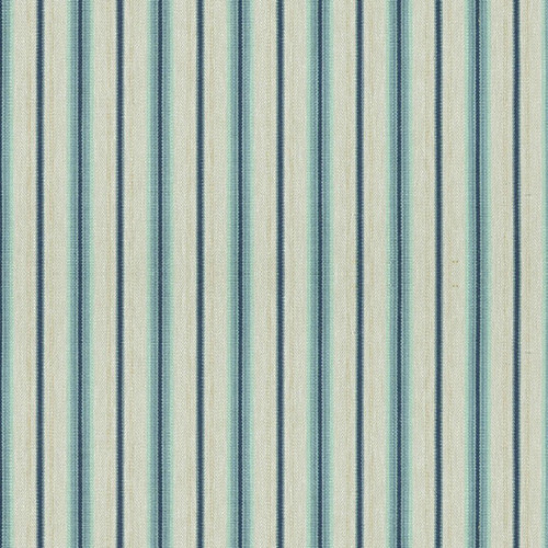 Covington Fabrics Billings Dream Blue French Ribbon Luggage Stripe