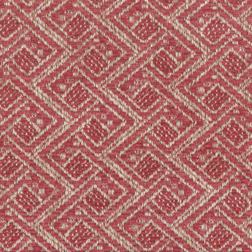 Hamilton Fabrics Dover Cranberry Geometric Chenille
