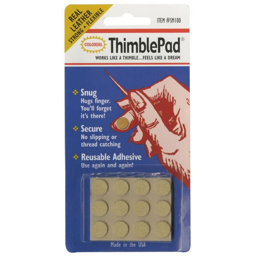 Colonial Needle Co. Thimblepad Leather Adhesive Thimble