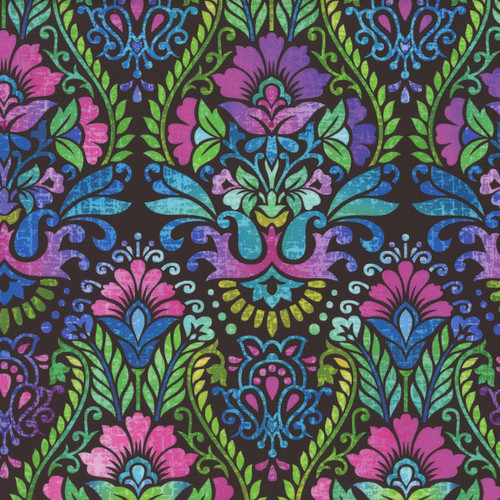 In The Beginning Fabrics Vivid Jason Yenter Jewel Brocade