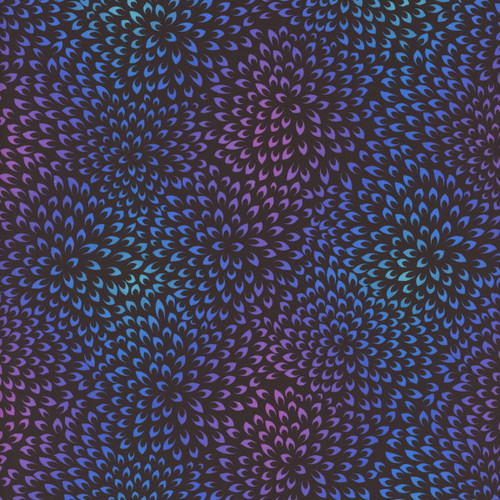 In The Beginning Fabrics Vivid Jason Yenter Purple Mumms