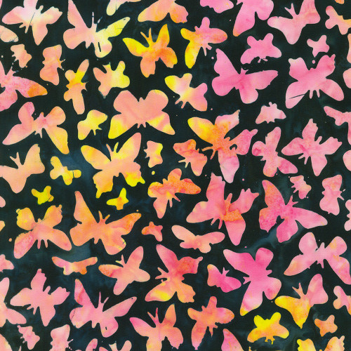 Robert Kaufman Fabrics Butterfly Habitat Artisan Batiks Butterfly Sorbet