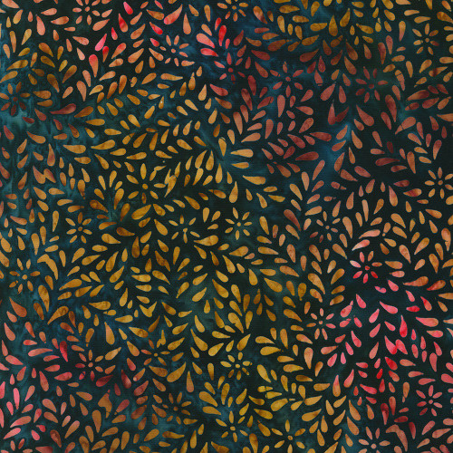 Robert Kaufman Fabrics Butterfly Habitat Artisan Batiks Petals Spice