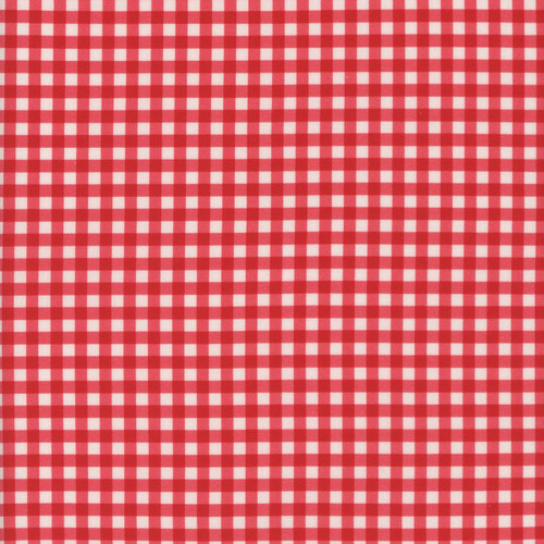 Timeless Treasures Fabrics Orchard Valley Gingham Check Red