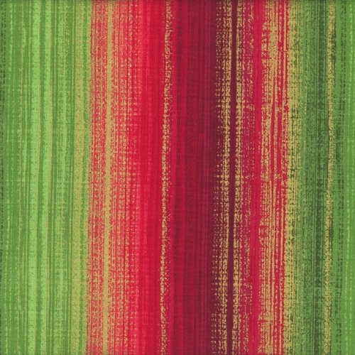 Timeless Treasures Fabrics Winter Rose Winter Rose Metallic Stripe Holiday