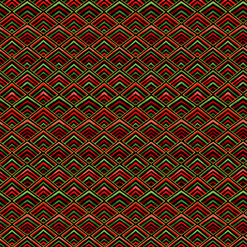 Timeless Treasures Fabrics Winter Rose Diamond Geo Red