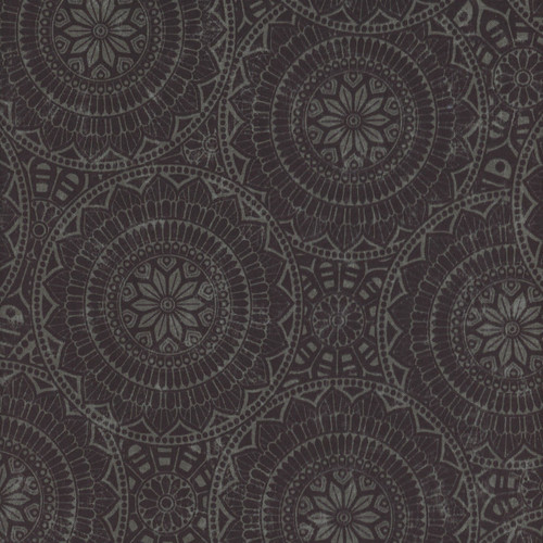 Studio E Fabrics Vespa Tossed Mandala Black 108 Inch Wide Quilt Backing