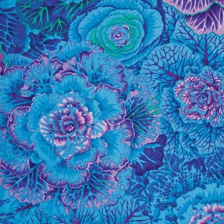 Free Spirit Fabrics Kaffe Fassett Classics Philip Jacobs Brassica Blue
