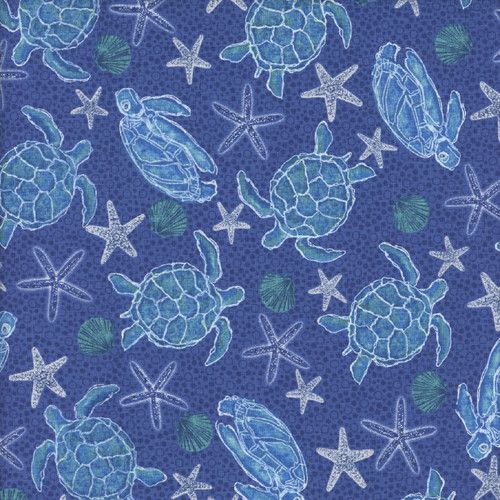 Studio E Fabrics M'Ocean Tossed Turtles