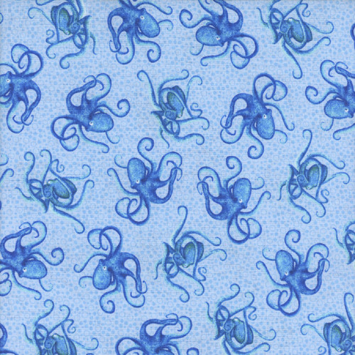 Studio E Fabrics M'Ocean Tossed Octopuses