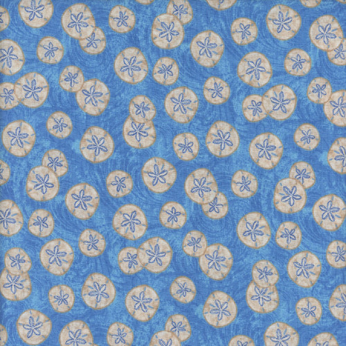 Studio E Fabrics M'Ocean Tossed Sand Dollars
