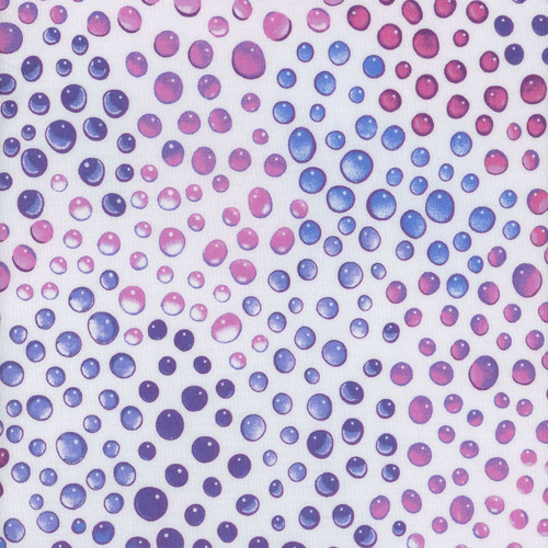 Blank Quilting Fabrics Water Droplets 108 Inch Wide Quilt Back Satin Moon Designs Lilac