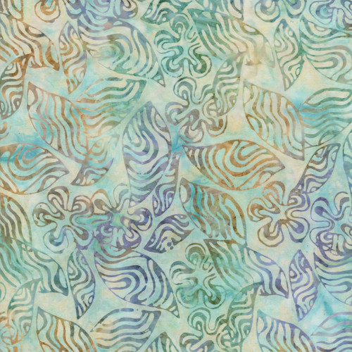 Timeless Treasures Fabrics Surfside Tonga Batiks Oasis