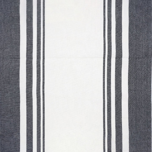 Moda Fabrics Pieces To Treasure Toweling White on Black Stripes