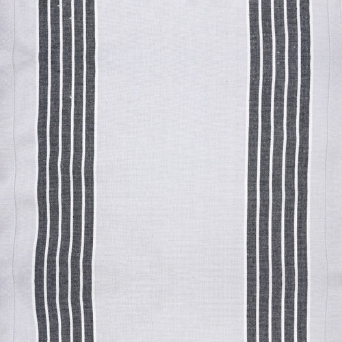 Moda Fabrics Pieces To Treasure Toweling Narrow Grey on White Stripes