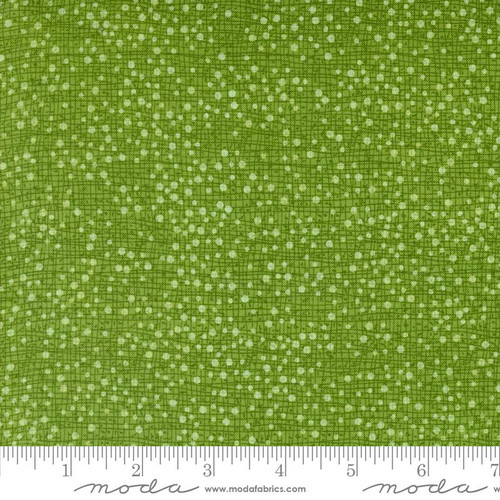 Moda Fabrics Winterly Robin Pickens  Thatched Dotty Grass