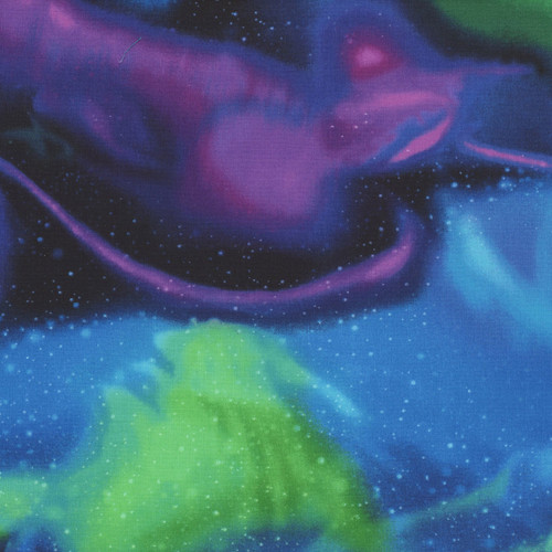 Timeless Treasures Fabrics Aurora, Winter Light Northern Lights Multi