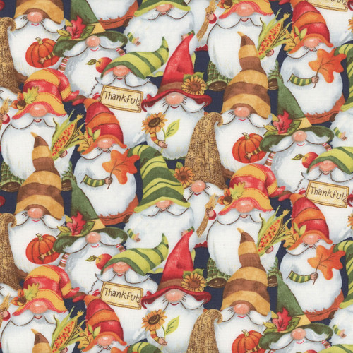 Wilmington Prints Gnome-kin Patch Susan Winget Packed Gnomes Multi