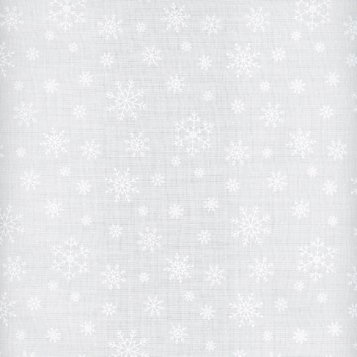 Wilmington Prints Stocking Stuffers 2 Christmas White On White Snowflakes