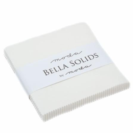 Moda Bella Solid Off White Charm Pack 42 Five Inch Squares