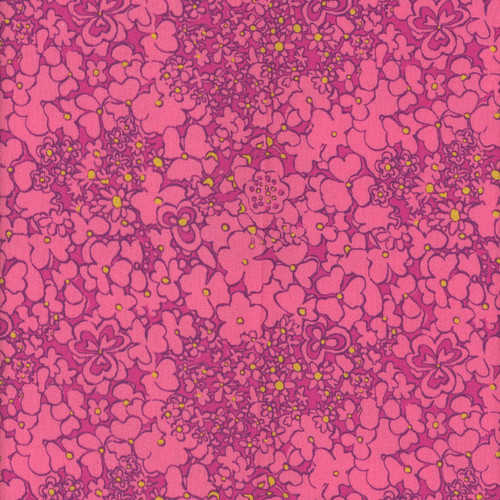 Windham Fabrics Botanica Sally Kelly Periwinkle Magenta