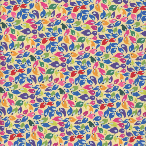 Windham Fabrics Botanica Sally Kelly Summer Leaves Macadamia