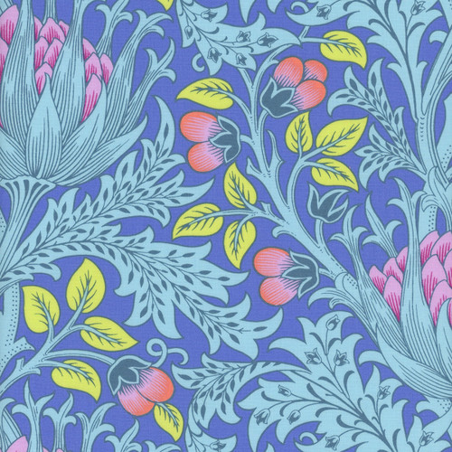 FreeSpirit Fabrics Kaffe Fassett and Morris & Co Artichoke Blue