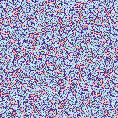 FreeSpirit Fabrics Kaffe Fassett and Morris & Co Oak Purple