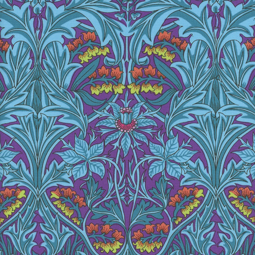 FreeSpirit Fabrics Kaffe Fassett and Morris & Co Bluebell Purple