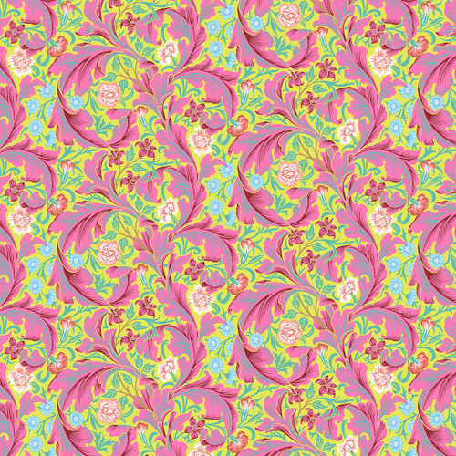 FreeSpirit Fabrics Kaffe Fassett and Morris & Co Leicester Fuchsia