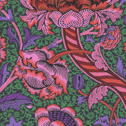 FreeSpirit Fabrics Kaffe Fassett and Morris & Co Wandle Red