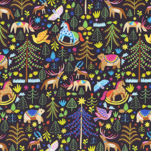 Dear Stella Fabrics Blitzened Blitzened Multi