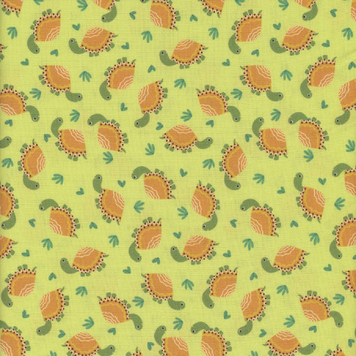 Dear Stella Fabrics Alphabet Soup What The Shell! Meadow