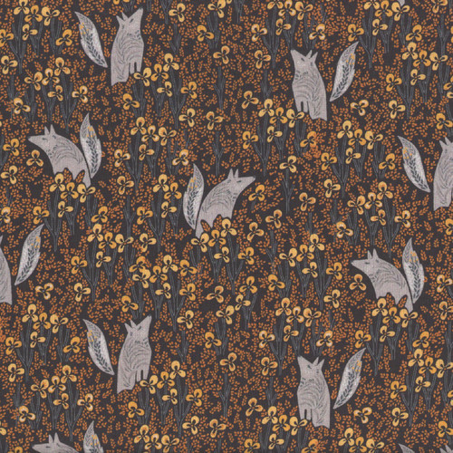 Dear Stella Fabrics Full Moon Howl Midnight