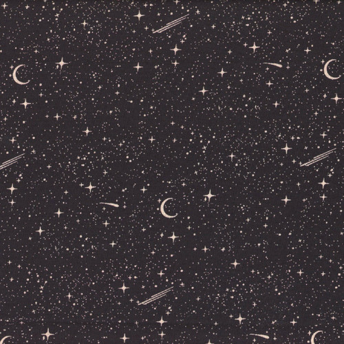 Dear Stella Fabrics Full Moon The Celestial City Midnight
