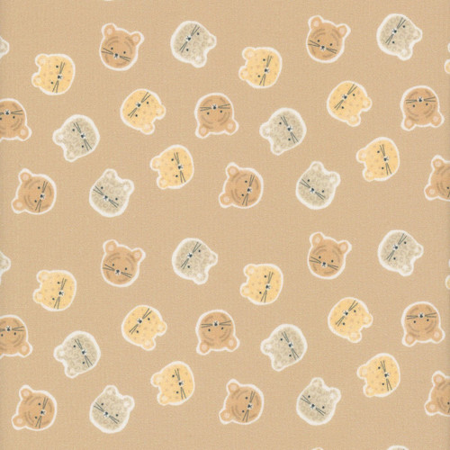 Dear Stella Fabrics Grasslands Clubs Tan