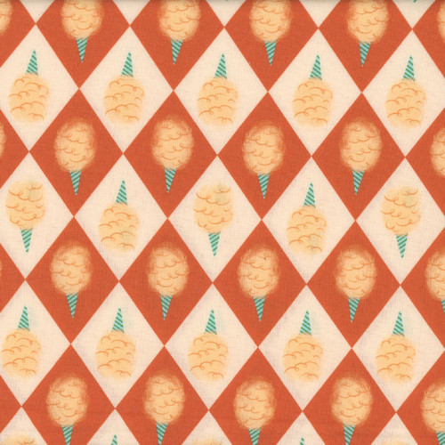 Dear Stella Fabrics Ticket to Ride Faye Guanipa Lava Cotton Candy