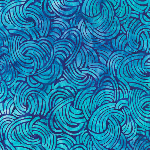 Robert Kaufman Fabrics Energy Geos Artisan Batiks Swirls Lake