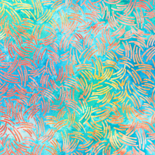 Robert Kaufman Fabrics Energy Geos Artisan Batiks Lines Sky