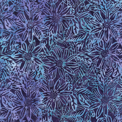 Timeless Treasures Paradise Tonga Batiks Large Floral Dream