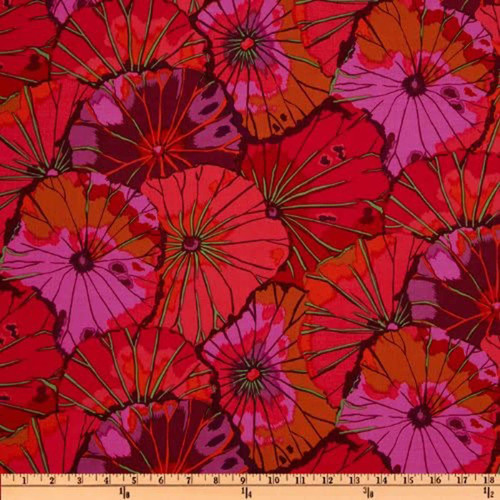 Free Spirit Fabrics Kaffe Fassett Classics  Lotus Leaf Wine