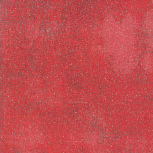Moda Fabrics Grunge Glitter by BasicGrey Cherry Red