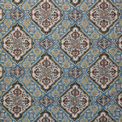 TFA Baston Azure Floral Medallion Tapestry