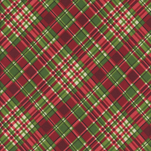 Studio E Fabrics Tis the Season Art Loft Christmas Plaid
