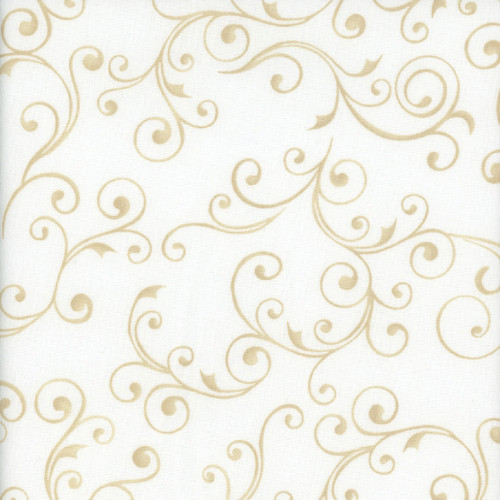 Studio E Fabrics Tis the Season Art Loft Swirl Cream