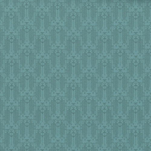 Cloud 9 Fabrics The House Beautiful Frank Lloyd Wright Tree of Life Blue